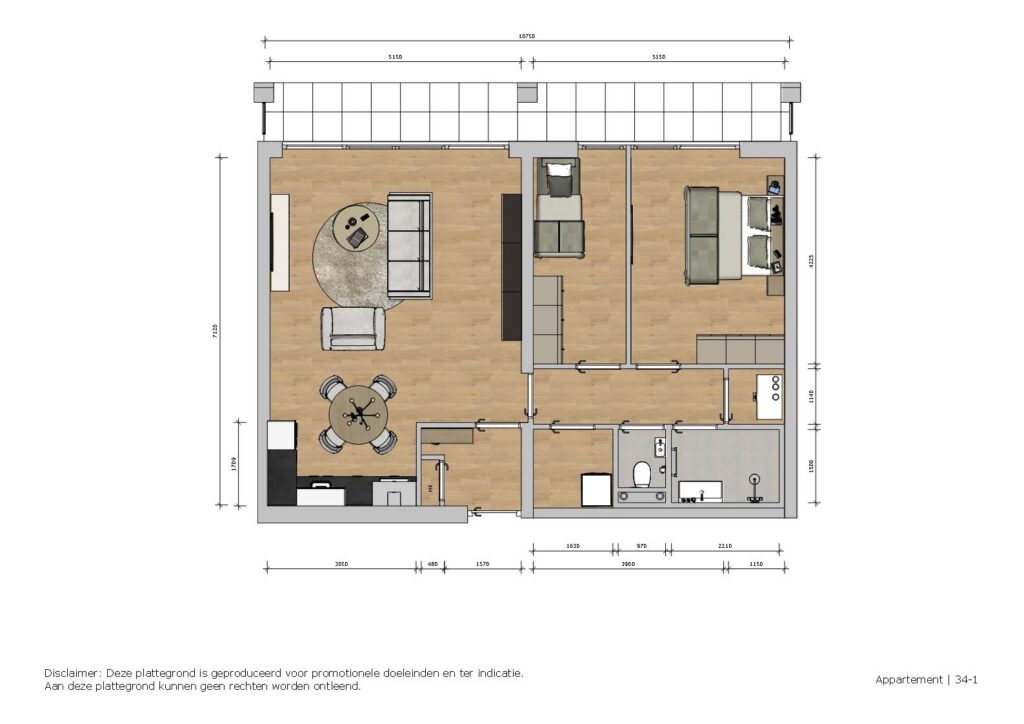 3-kamer appartement – Foto 5