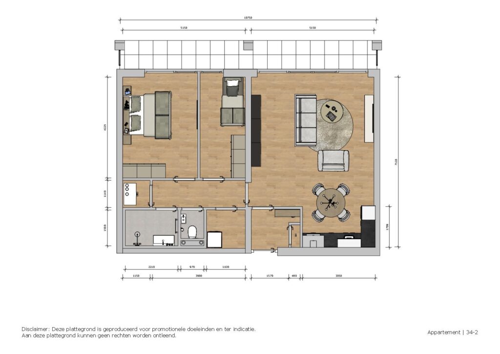 3-kamer appartement – Foto 3