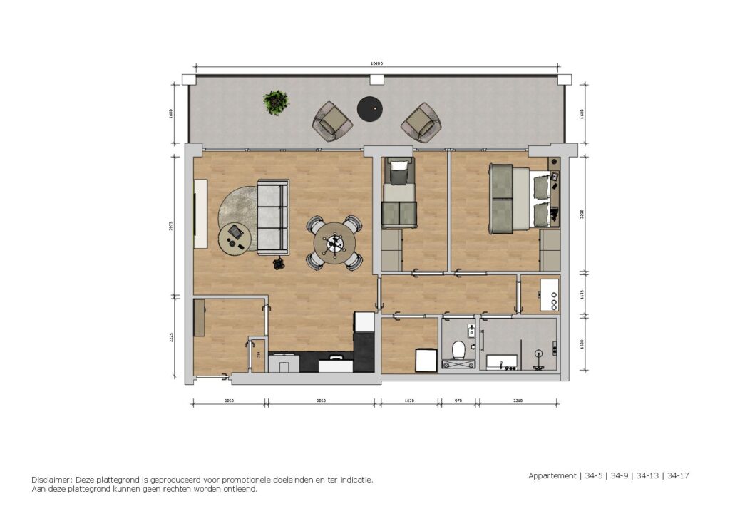 3-kamer appartement – Foto 4